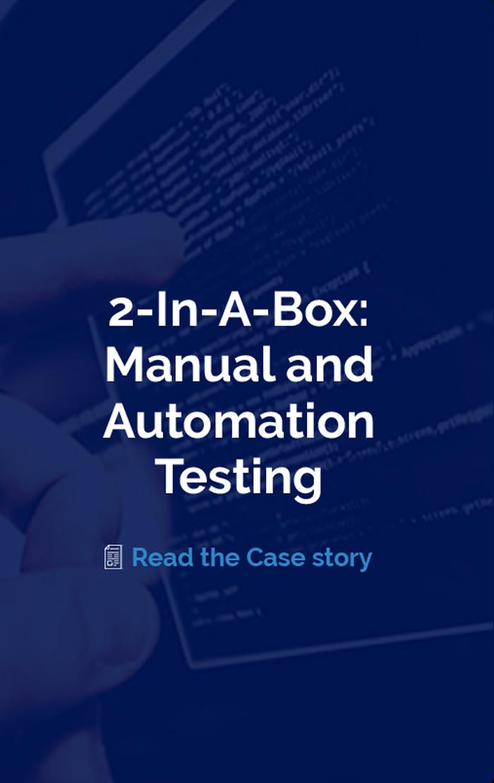 Manual Automation Testing 2 in a box