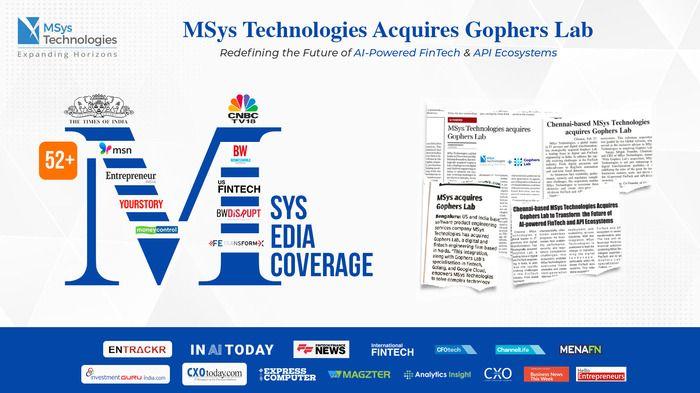 Aziro (formerly MSys Technologies) Acquires Gophers Lab to Boost AI, Golang & Cloud-Native FinTech Solutions