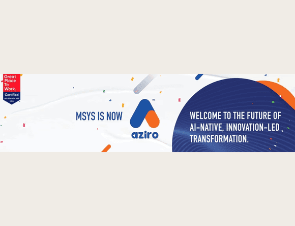 MSys Technologies Rebrands as ‘Aziro’ — Signaling a Bold New Era in AI-Native, Innovation-Driven Future