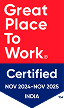 Great Place to work certified