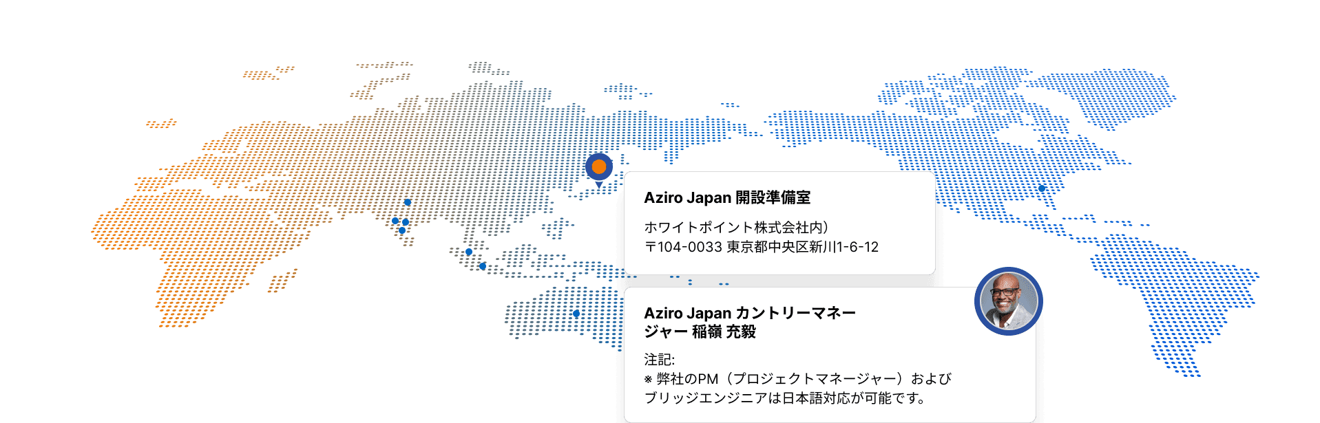 Japan Map for Aziro